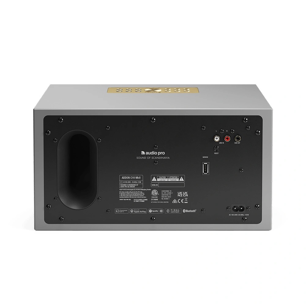 Audio Pro C10 MkII Siyah Multiroom Akıllı Ev Hoparlörü